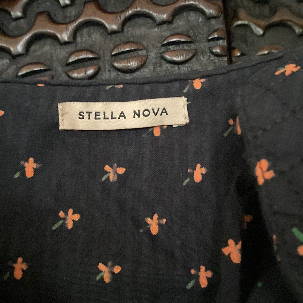 Stella Nova Charlie dress floral long sleeve 40 10 US - Picture 4 of 10